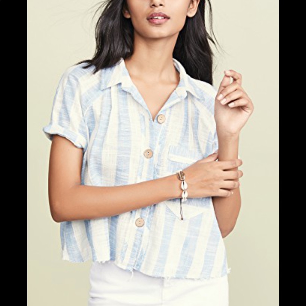 Free people button up NWT
